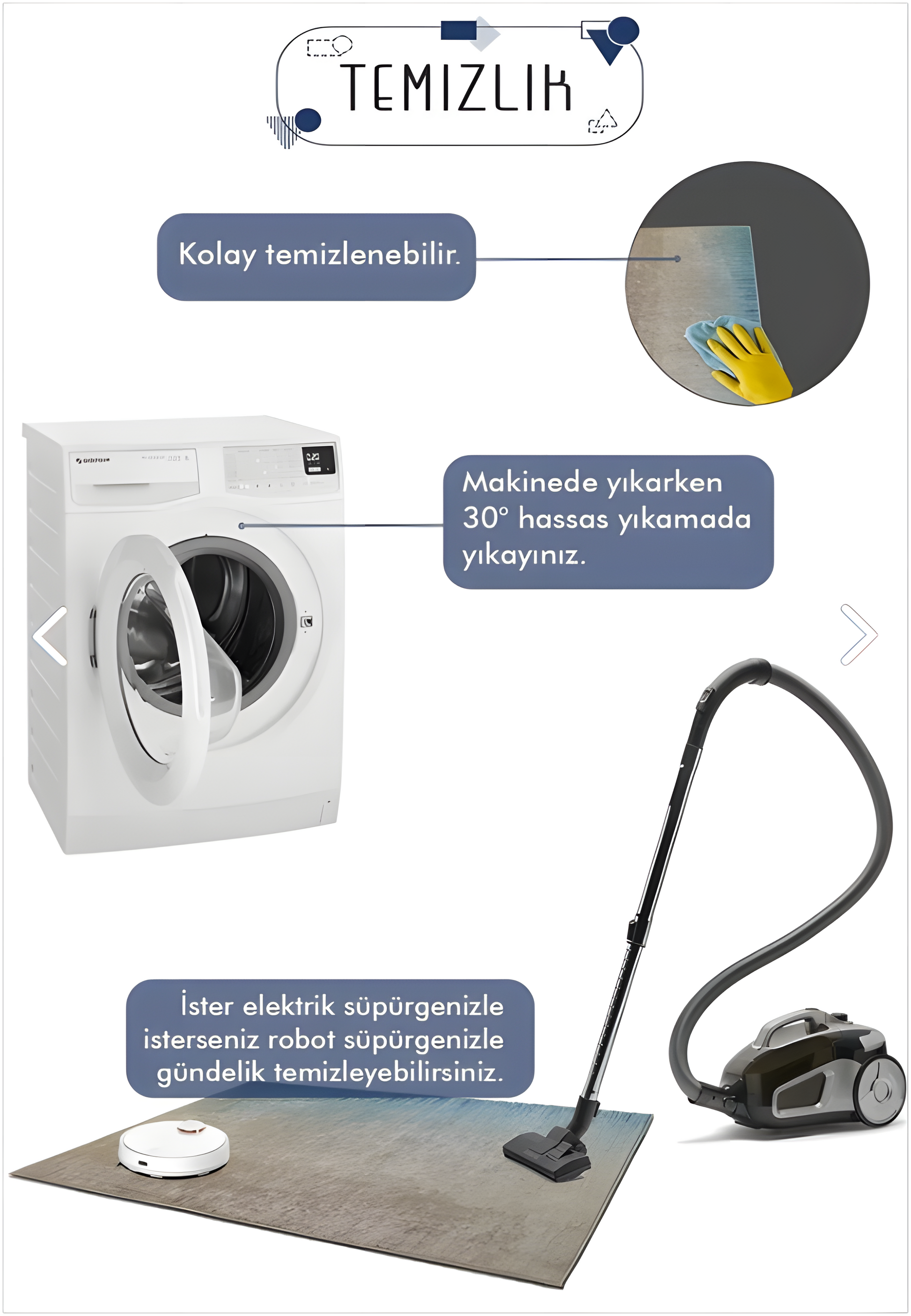 Beyaz Kuğulu Pembe Desenli Bebek-Çocuk halısı (HL26)